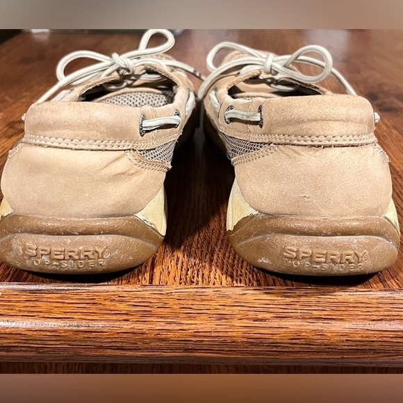 Women’s Sperry Top Sider Slip- On Boat Shoe Leather Upper Loafer 6.5 Preppy - Picture 5 of 9